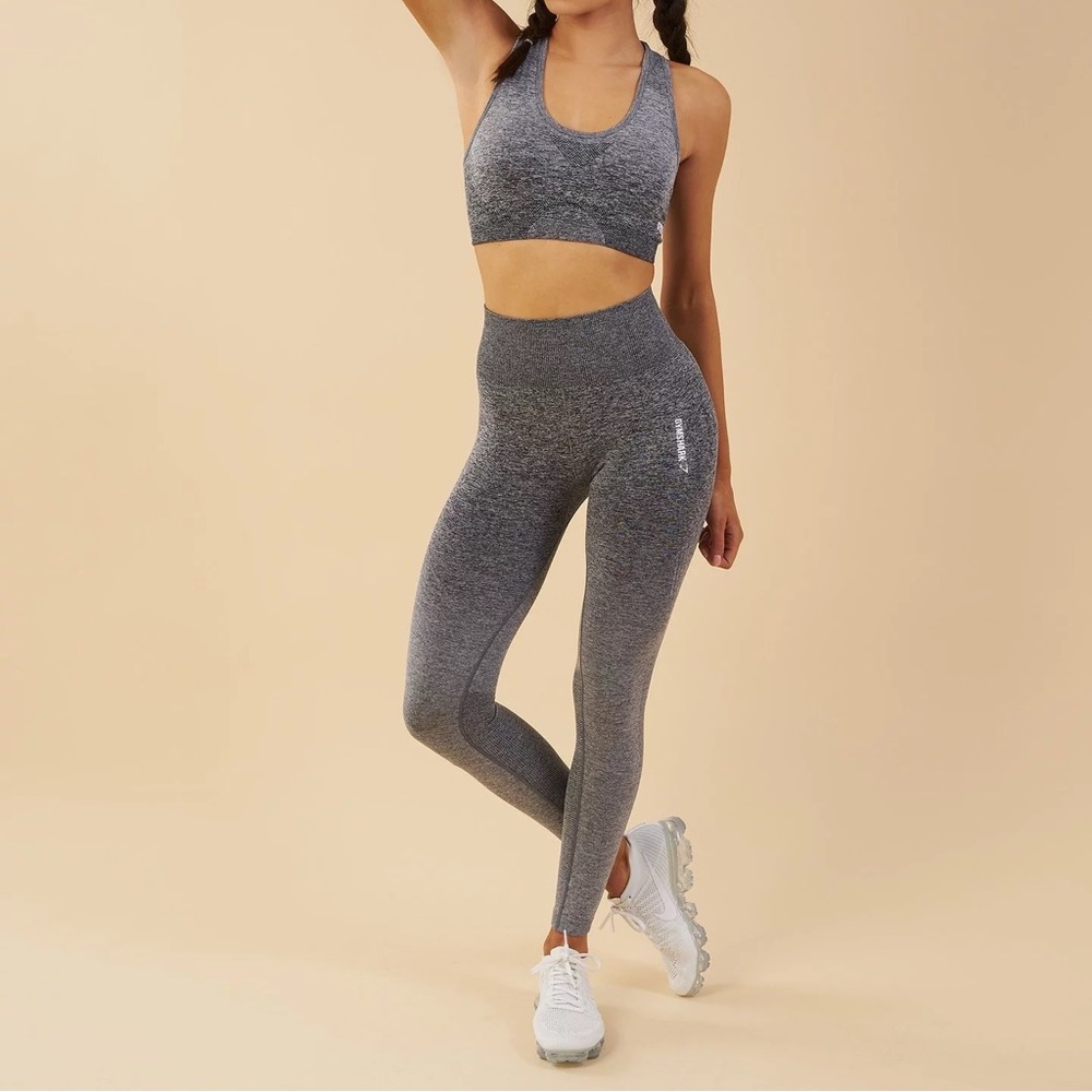 GYMSHARK Grey Ombré Leggings